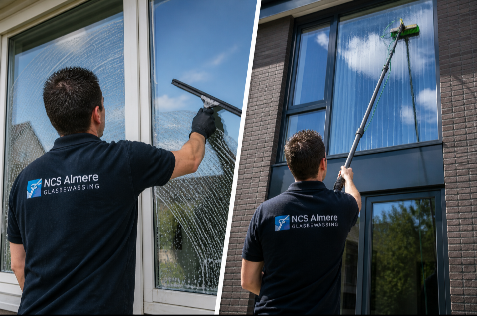 Glazenwasser Almere ramen wassen